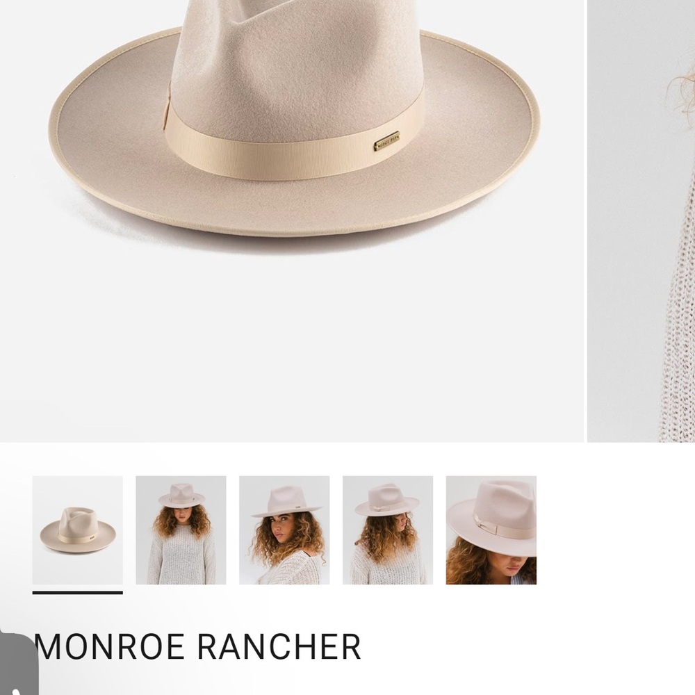 Lack of Color Monroe Rancher Beige Hat